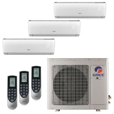 Multi-21 Zone 24,000 BTU 2 Ton Ductless Mini Split Air Conditioner with Heat, Inverter, Remote - 208-230-Volt/60Hz